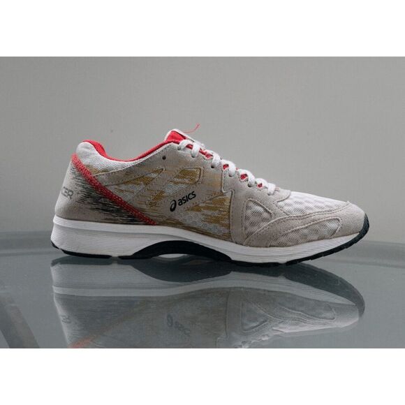 ASICS Lyteracer Tan‎ Red Gold Women's Sneaker Size 6.5 - Picture 3 of 8